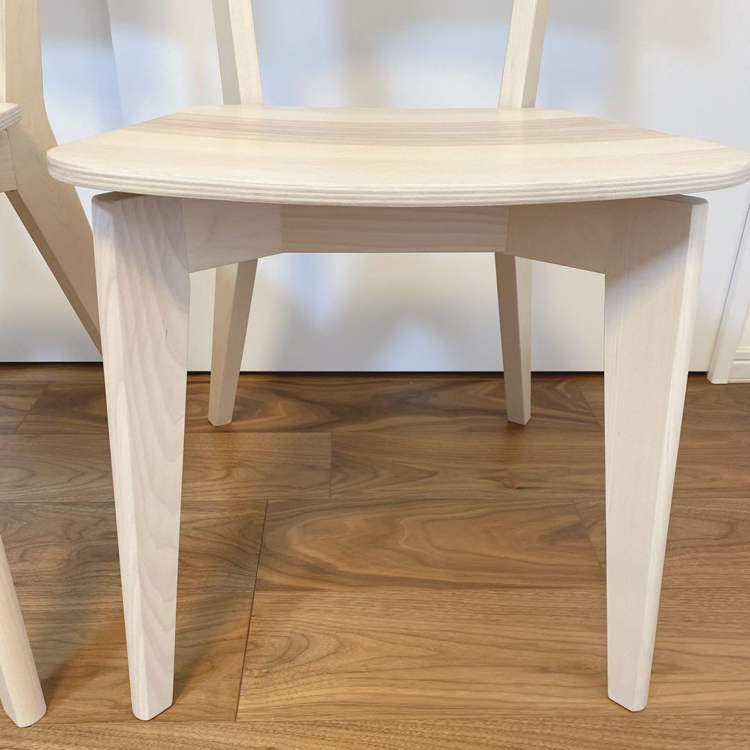 【美品】IKEA LISABO イケア リーサボー ダイニングチェア 2脚