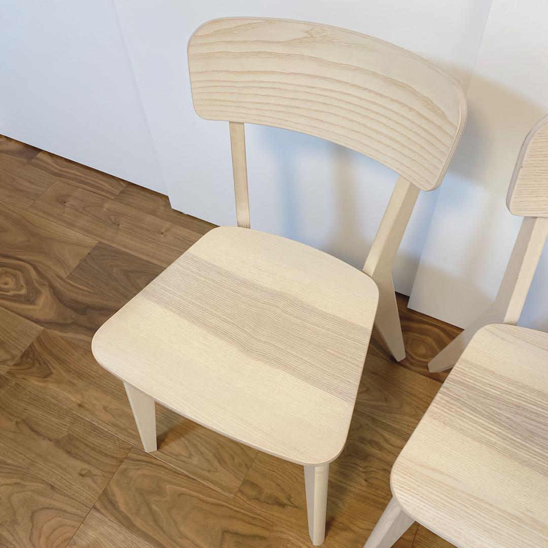【美品】IKEA LISABO イケア リーサボー ダイニングチェア 2脚