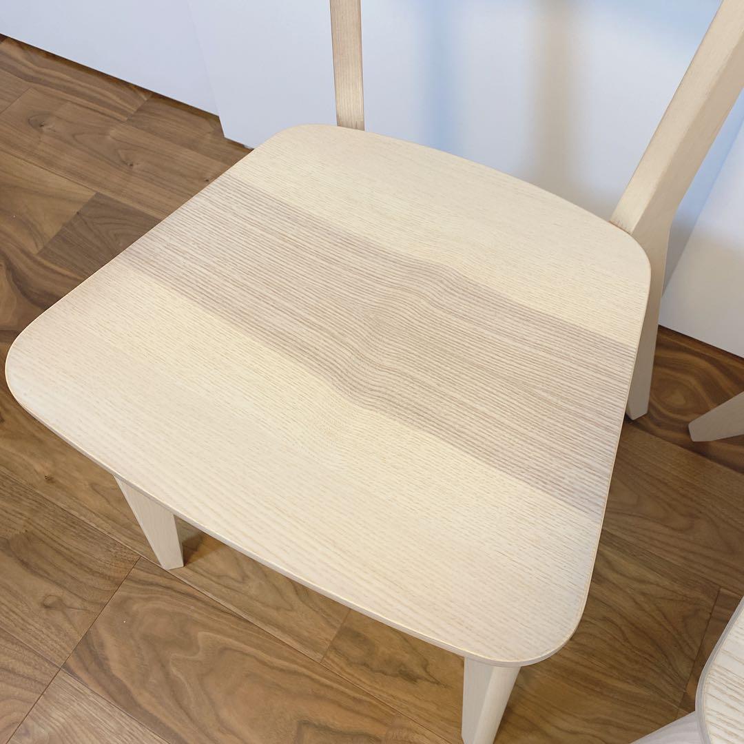 【美品】IKEA LISABO イケア リーサボー ダイニングチェア 2脚