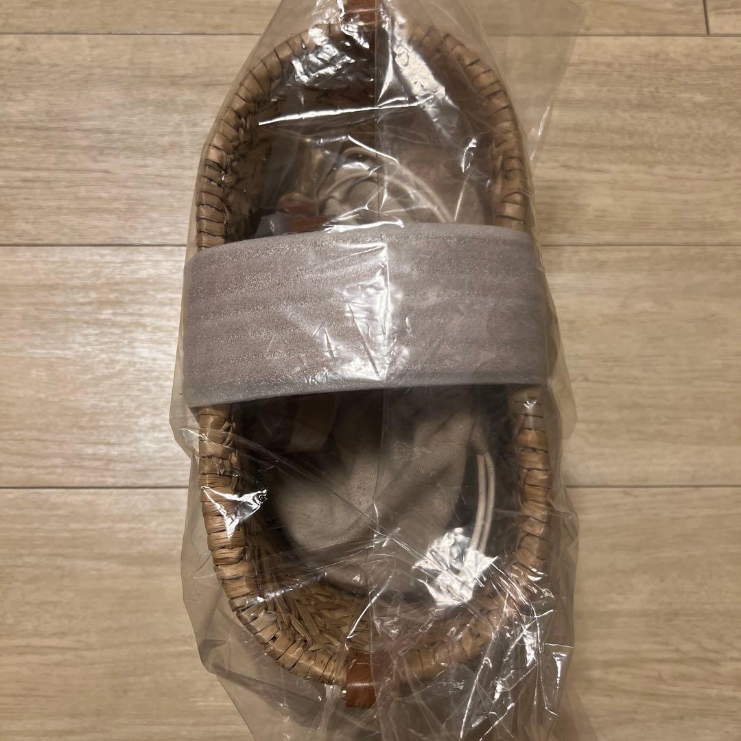 コットンショルダーブレードバッグ　ブラウン