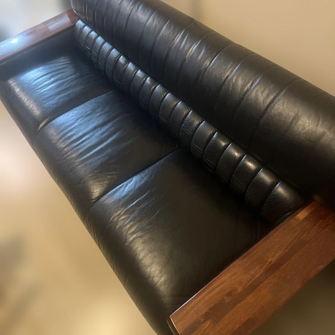 セール‼️ KARIMOKU 最高級ビベンテ　ヴィンテージ　3人掛けソファ