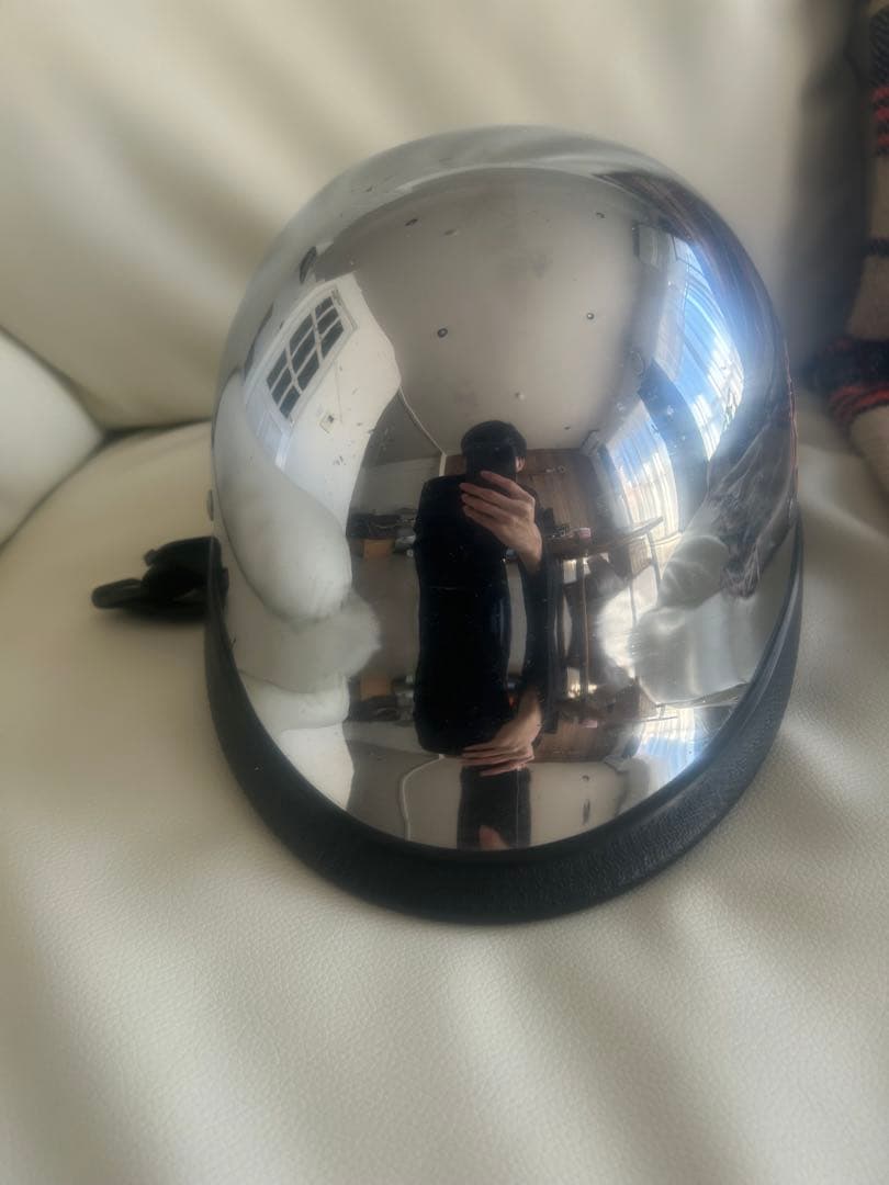 激レア　デイトナ　シルバーデザイン　半ヘルメット　Harley-Davidson