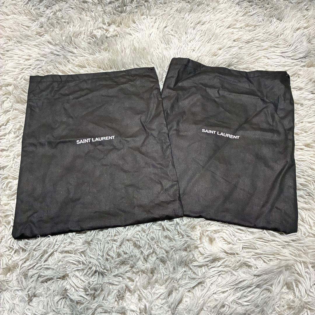 【○箱あり】SAINT LAURENT PARIS 本革 41 BLACK