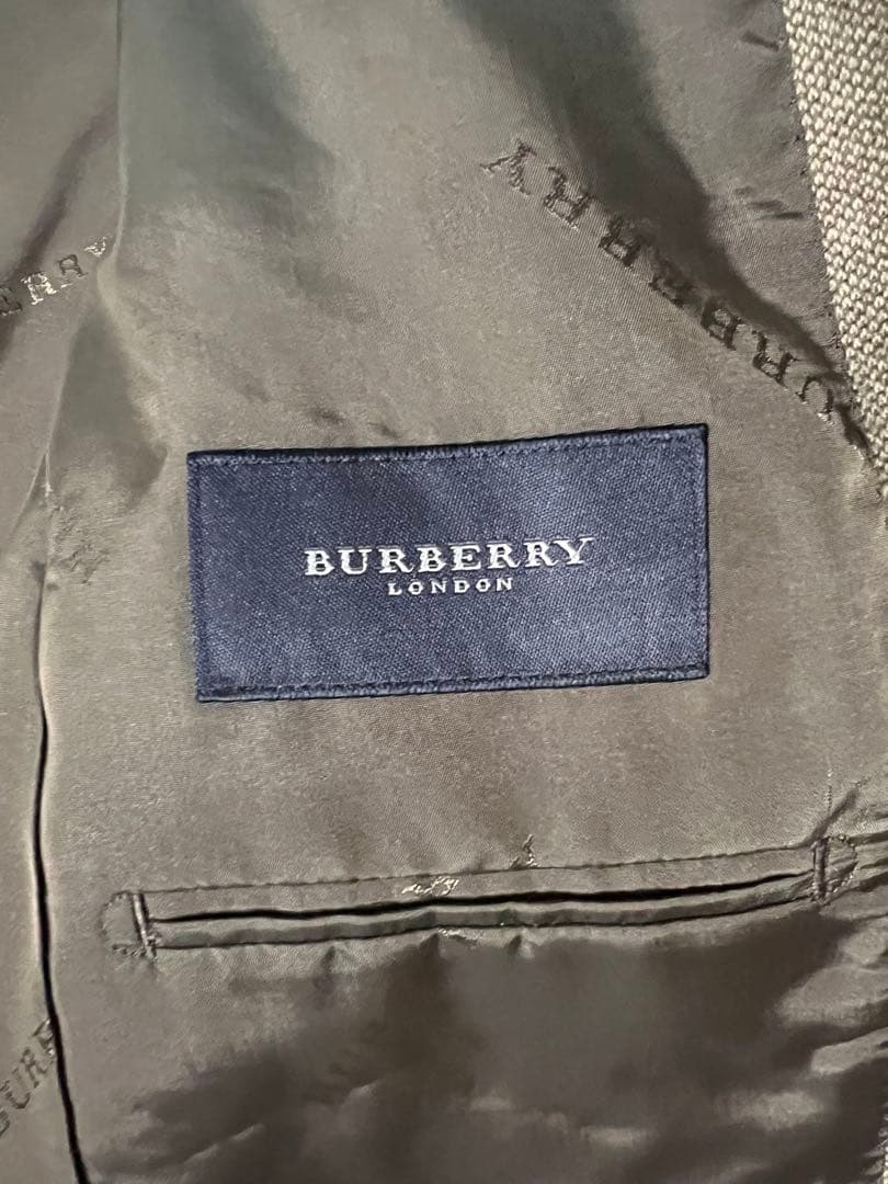 希少 Burberry カシミヤ100% テーラードジャケット M相当 日本製
