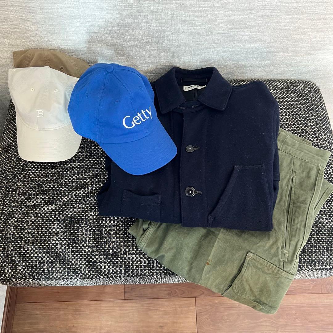 【VETRA】ウールメルトン　ジャケット　カバーオール　フレンチワーク　ベトラ