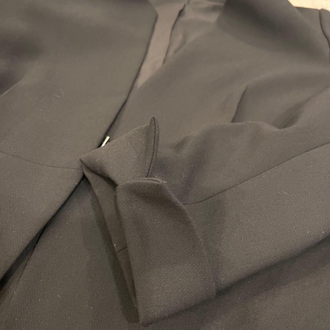 PLST プラステ ウォームリザーブペプラムジャケット ブラック Sサイズ