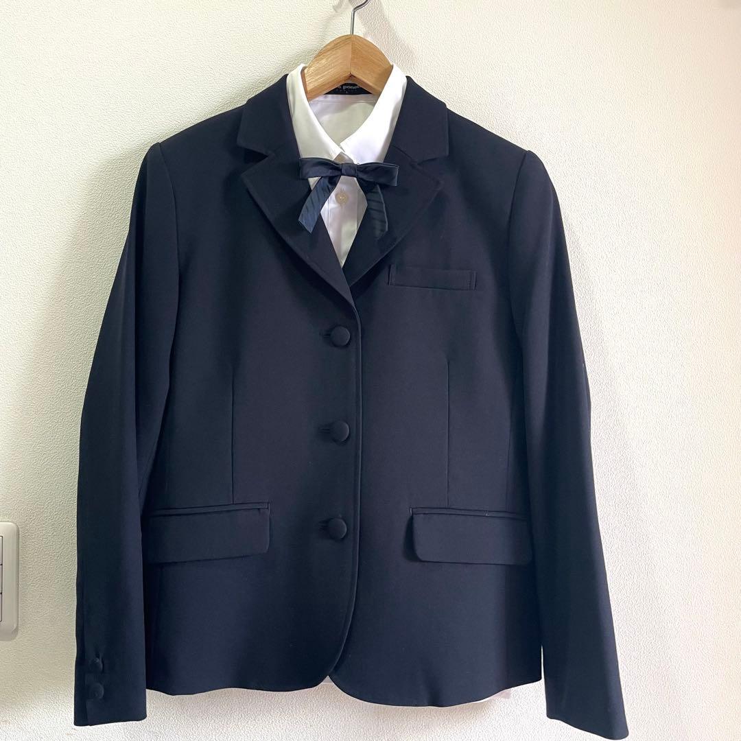 ポンポネットジュニア　フォーマル スーツ 160 165 定番 卒服 リボン