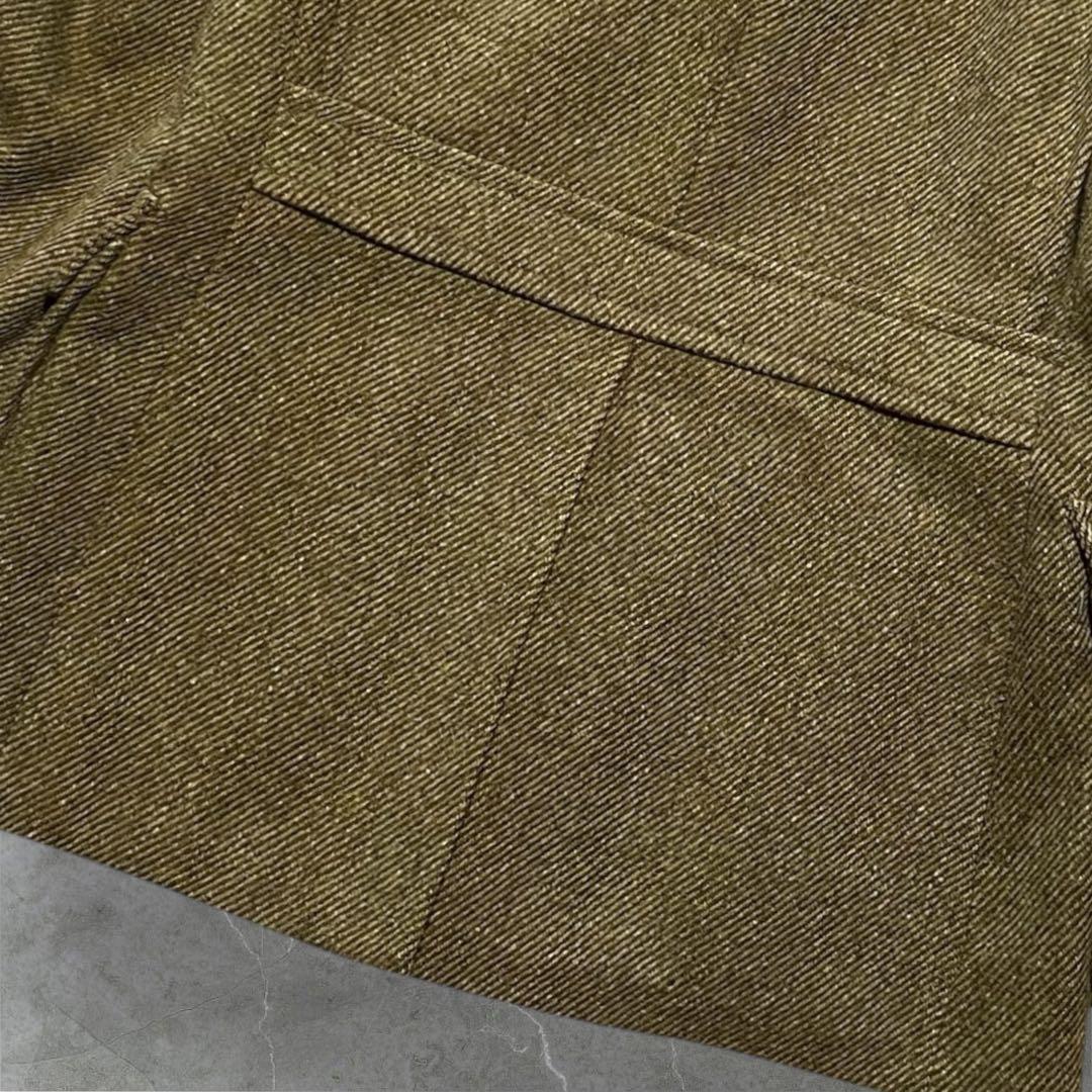 70s80sWeatherCoatウールツイードハンティングジャケットUSA生地