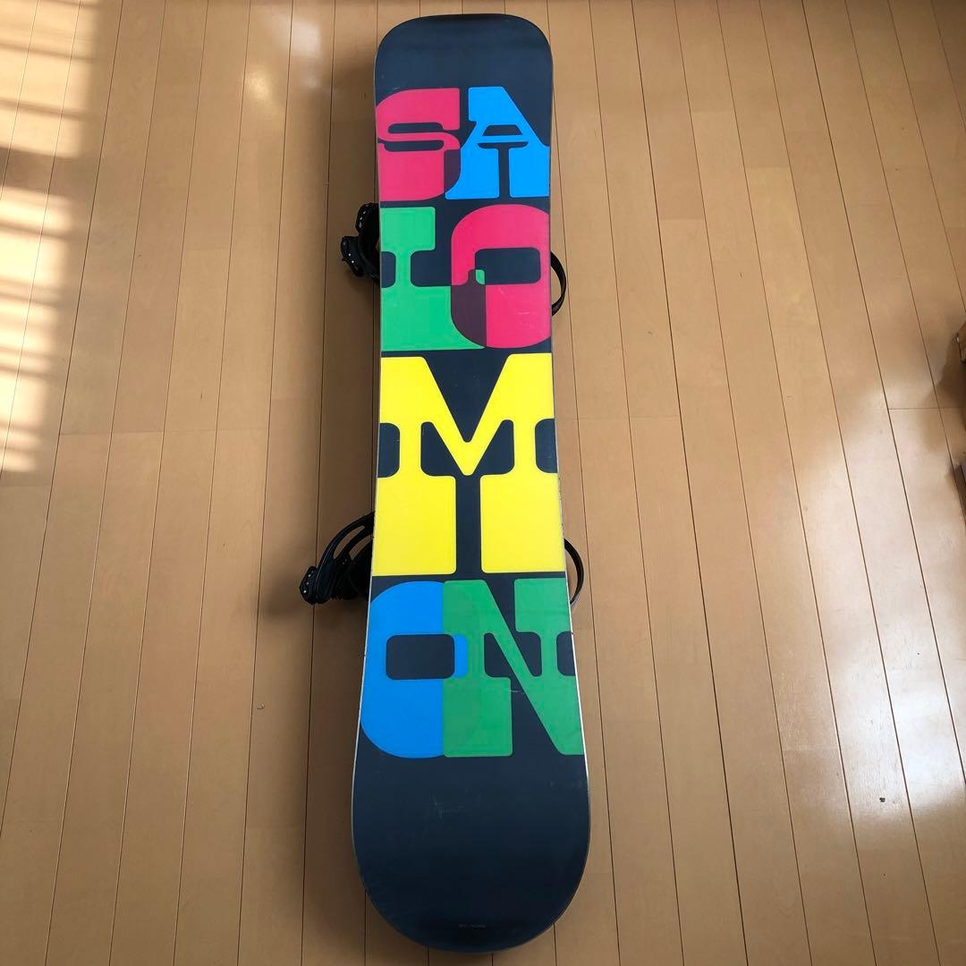 SALOMON スノーボード ビンディング付き