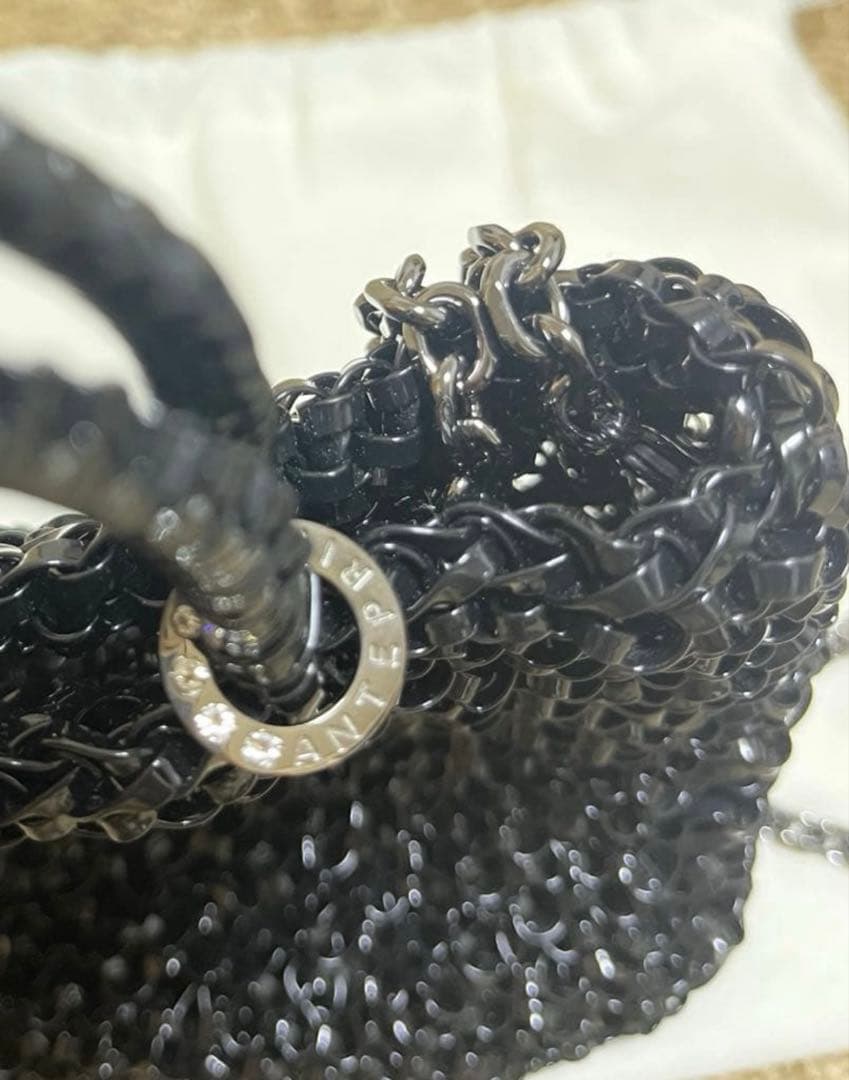 【美品】アンテプリマ ワイヤーバッグ スタンダード ミニアトゥーラ ブラック