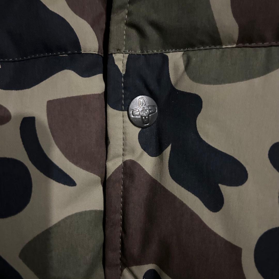 ADDICT 迷彩柄 ダウンベスト