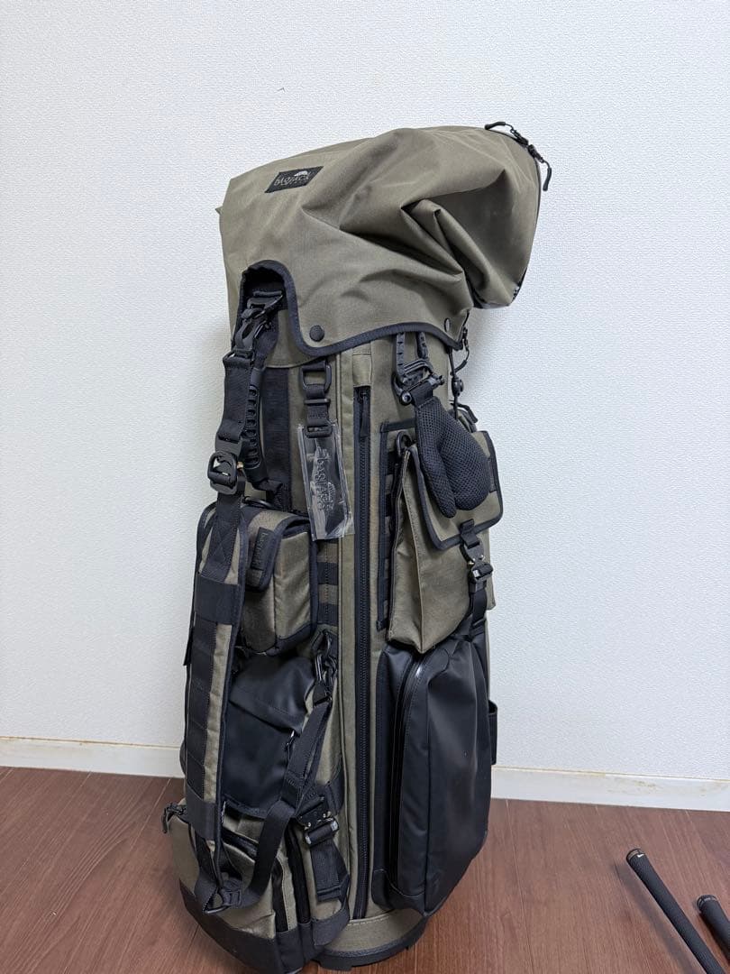 k様専 おまけ付き bagjack golf キャディバッグ カーキ