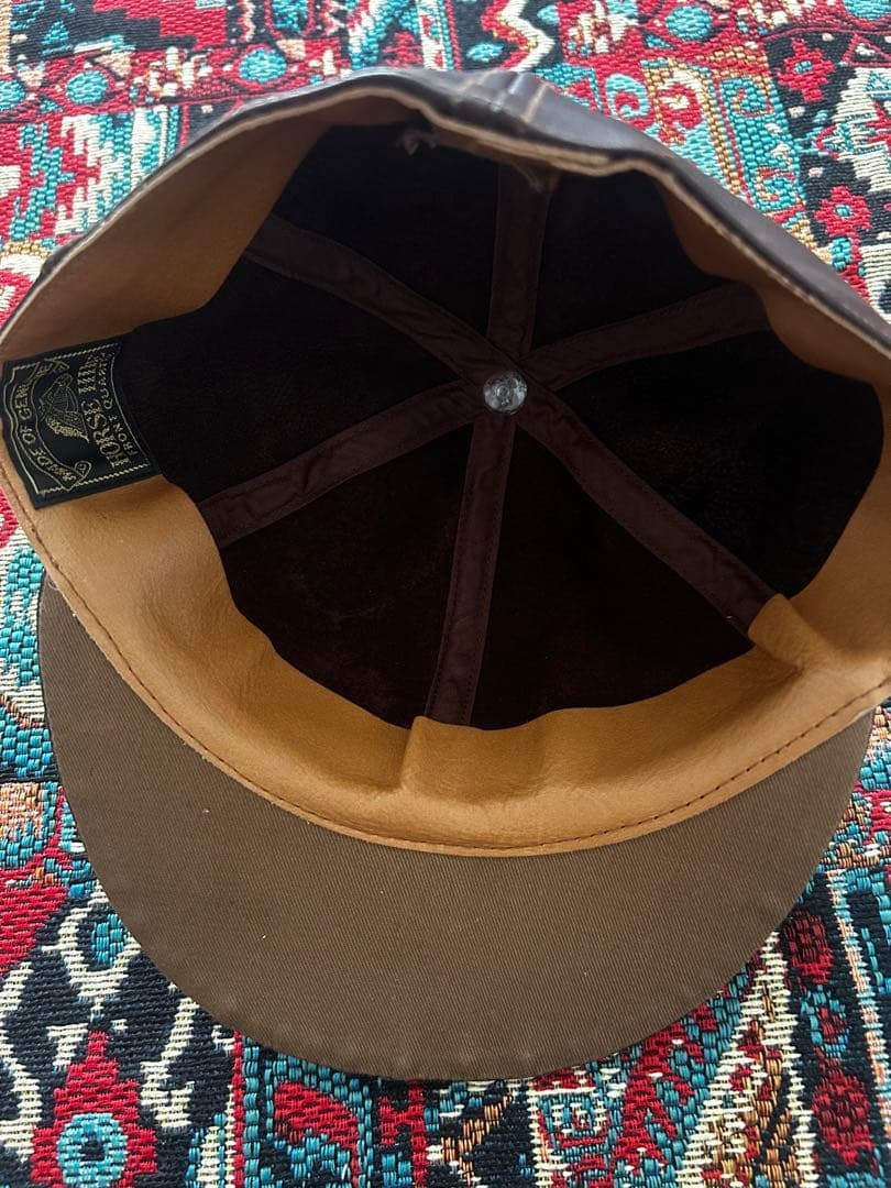 atlast horse hide sport cap アットラスト