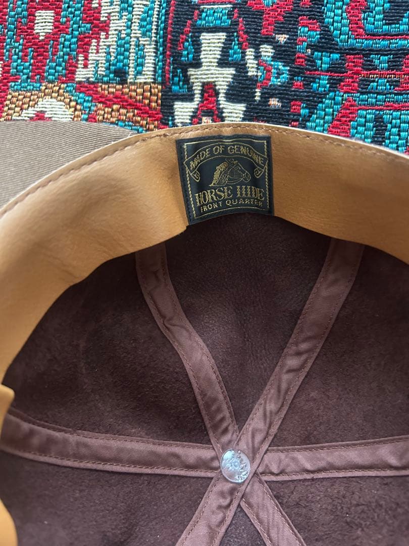 atlast horse hide sport cap アットラスト