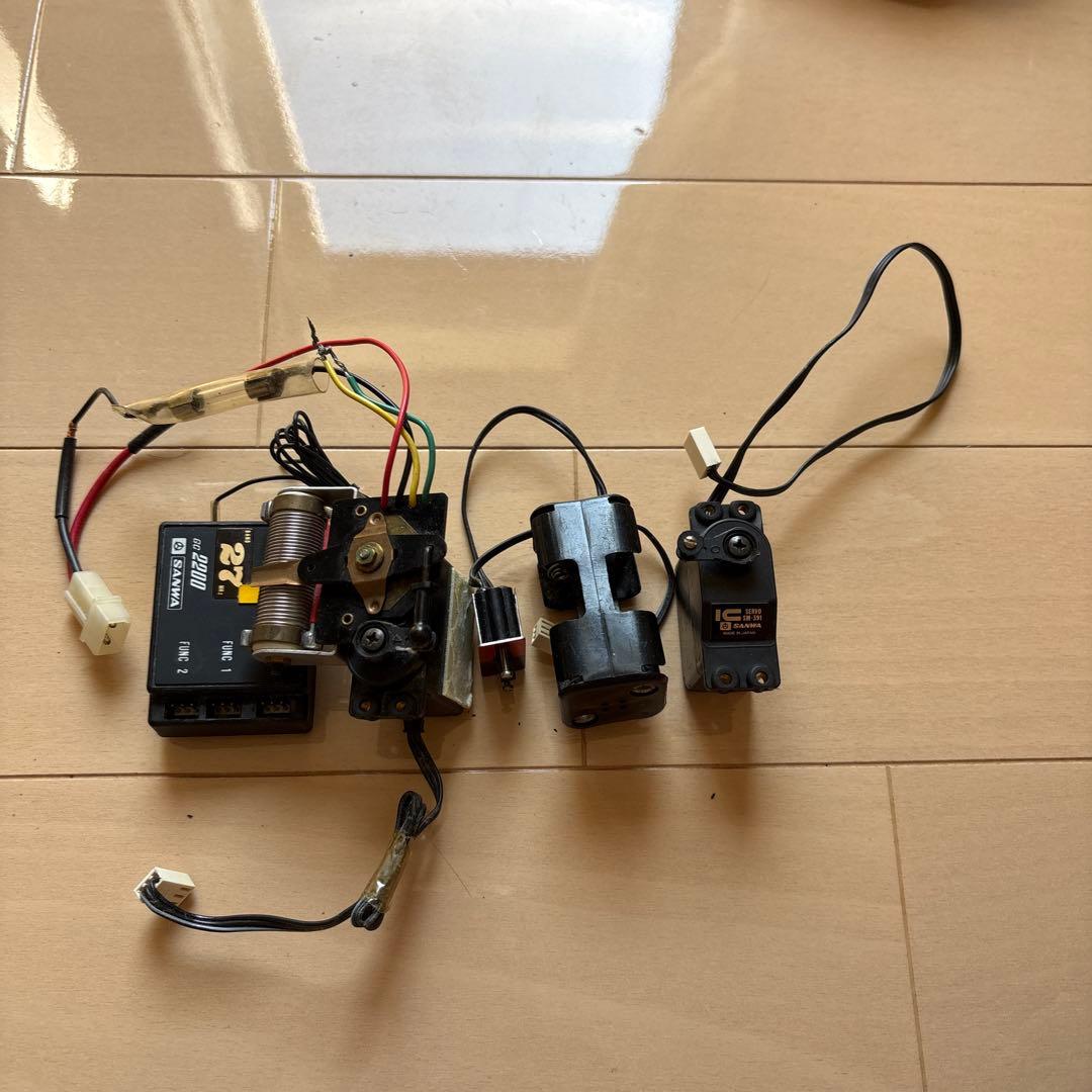 タミヤラジコン　ポルシェ935 レトロ　ビンテージ　受信機　サーボ付き