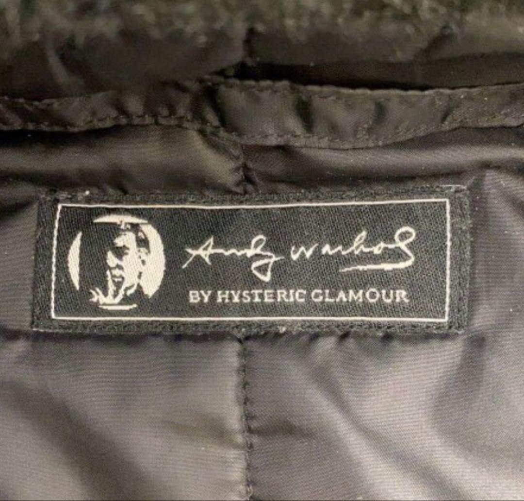 HYSTERIC GLAMOUR N-2B ファー　ブラック　プリマロフト