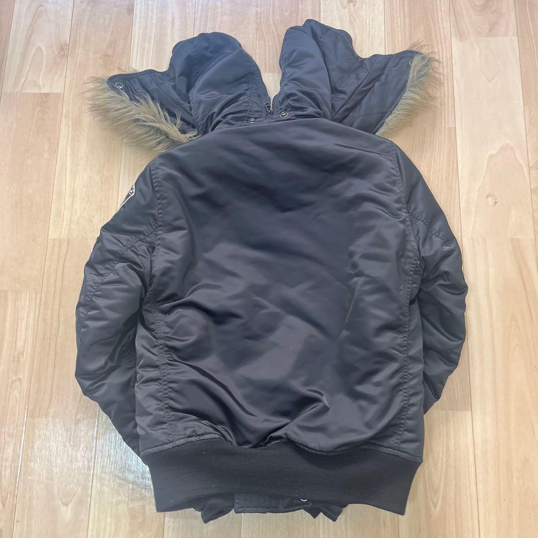 HYSTERIC GLAMOUR N-2B ファー　ブラック　プリマロフト