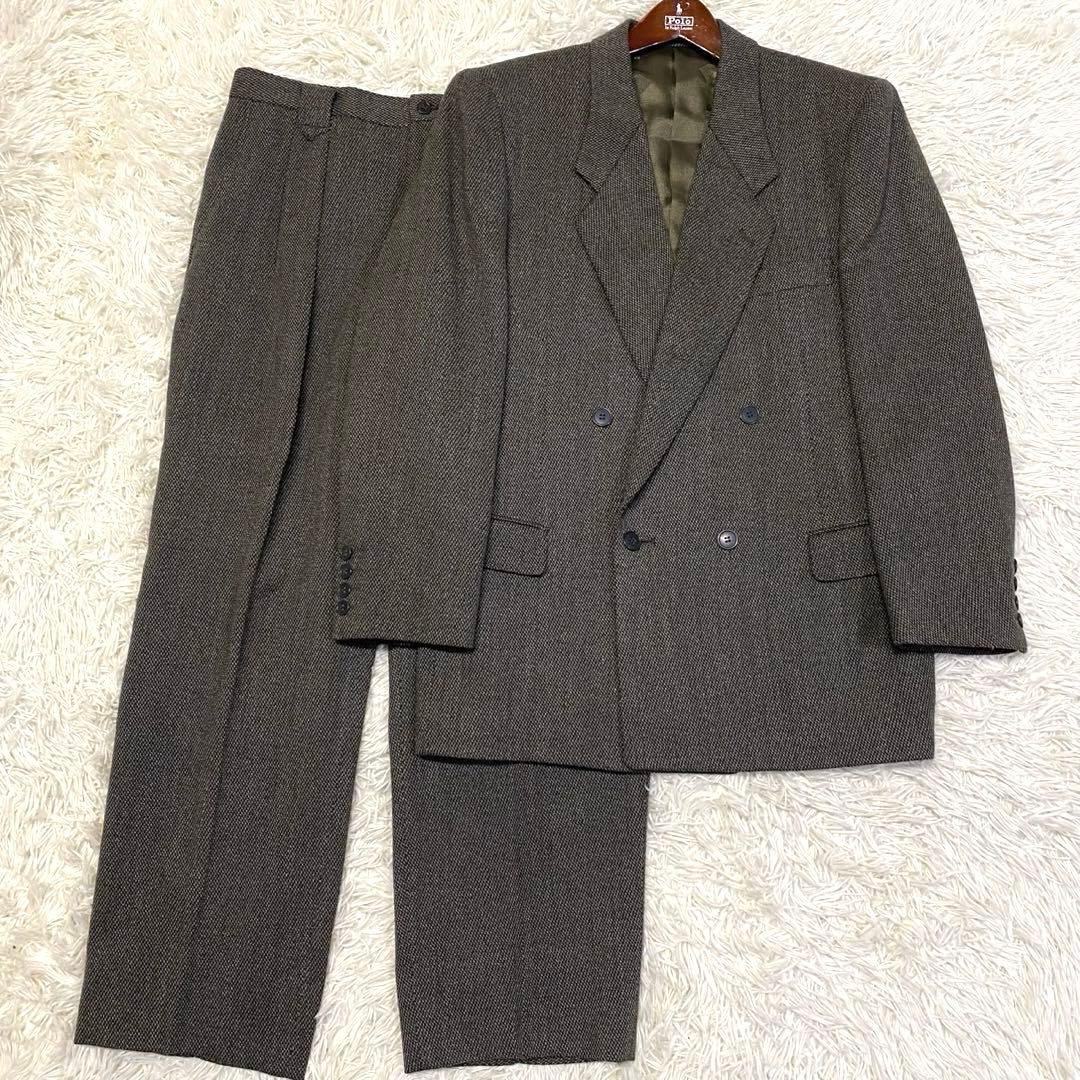 【美品✨】クリスチャンディオール ダブル ツイード スーツ セットアップ M