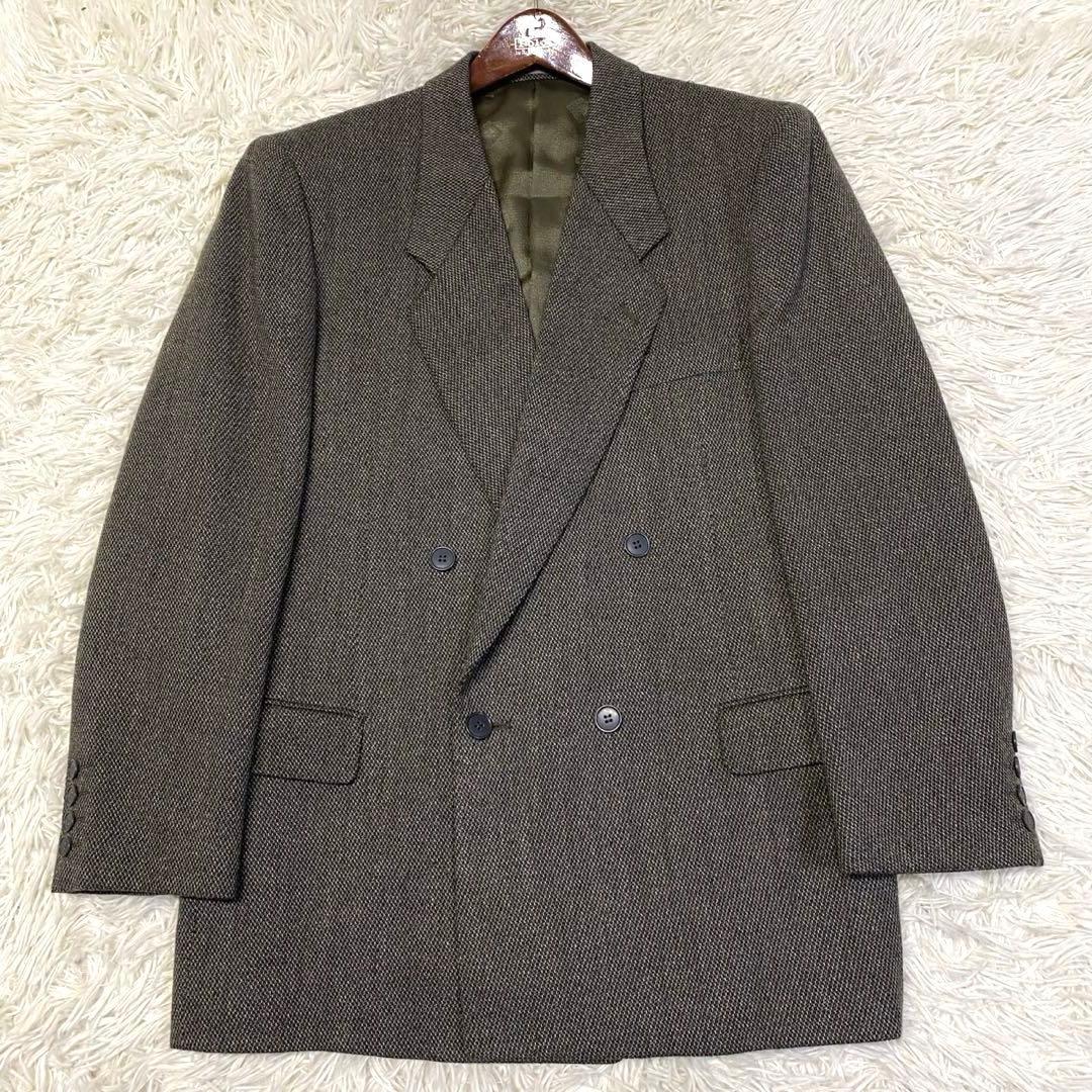 【美品✨】クリスチャンディオール ダブル ツイード スーツ セットアップ M