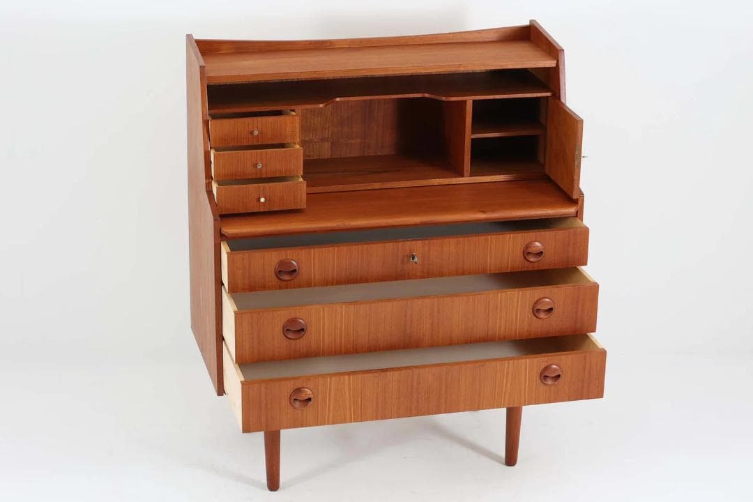 北欧家具 ヴィンテージ デンマーク ライティングビューロ/机　チーク材