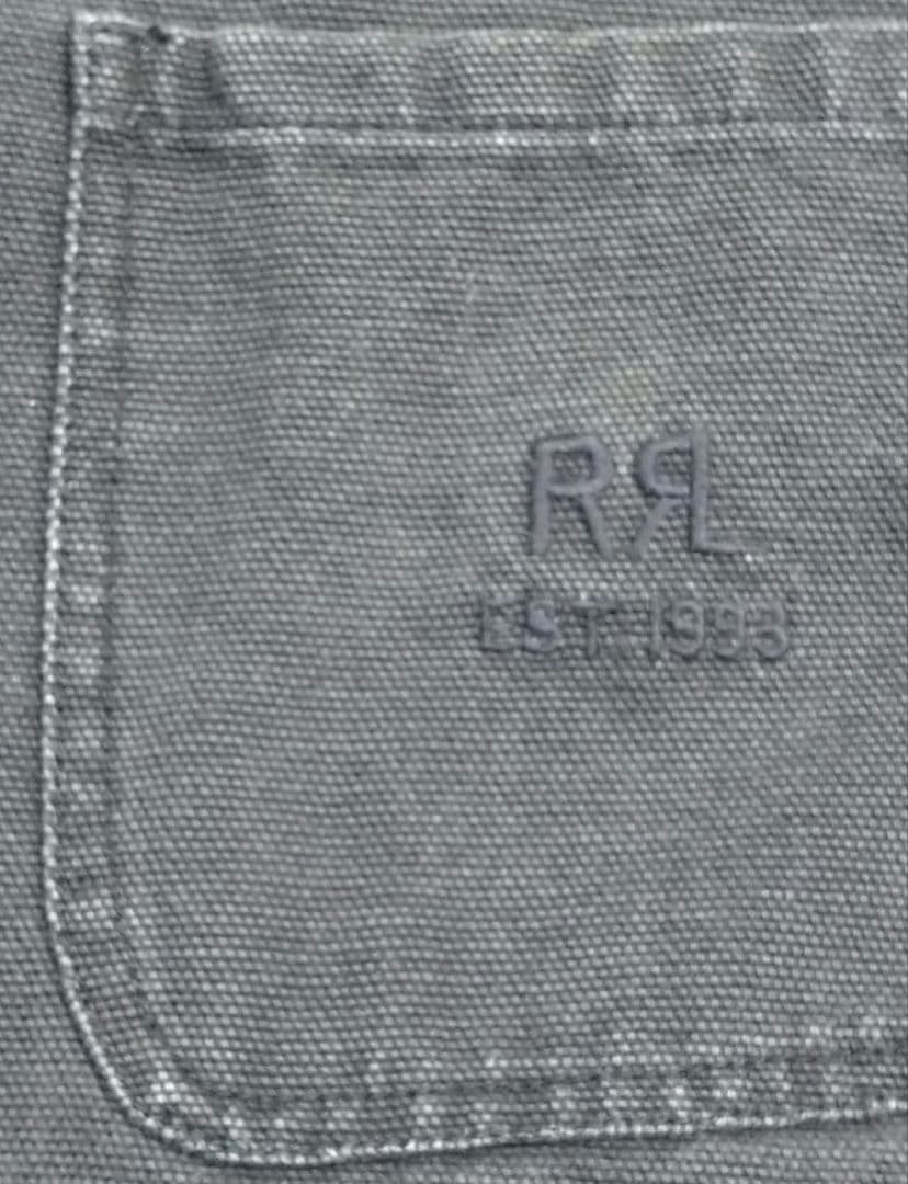 RRL ダブルアールエル ダック地 カバーオールジャケット 三つ星 90's