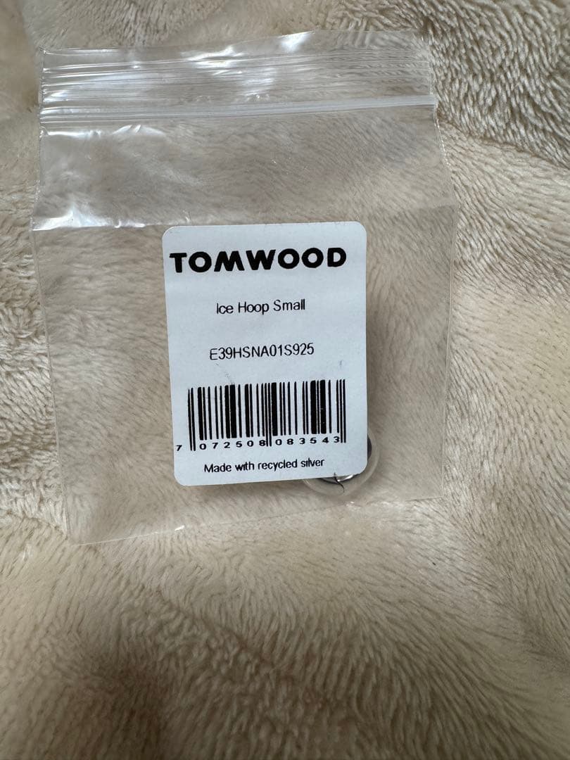 TOMWOOD Ice Hoop Small ピアス(片耳用)
