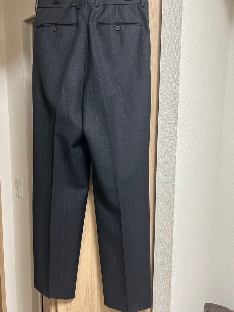【タグ付き】auralee 25ss BLUEFACED WOOL SLACKS