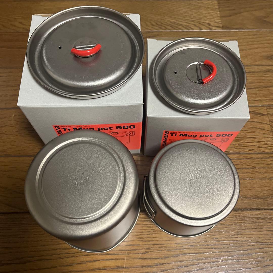 エバニューTi Mug pot500 / 900アルコールストープセット