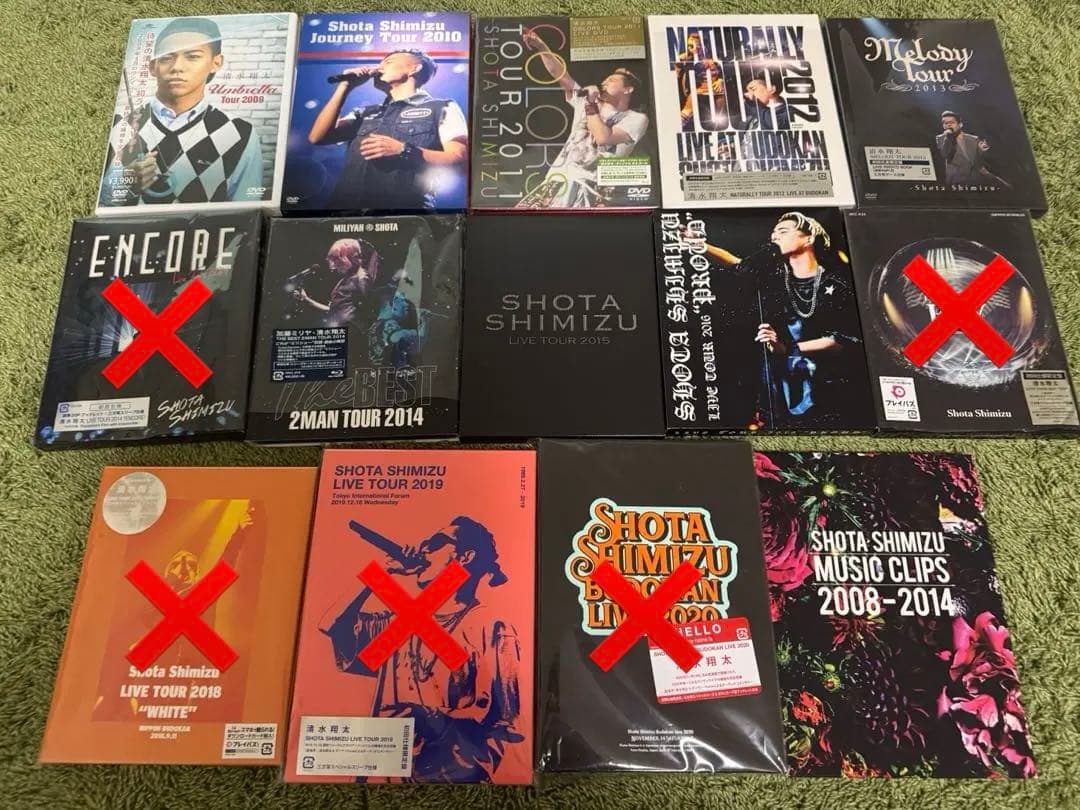 （お正月セール）清水翔太 ライブDVD ・ Blu-ray14枚セット