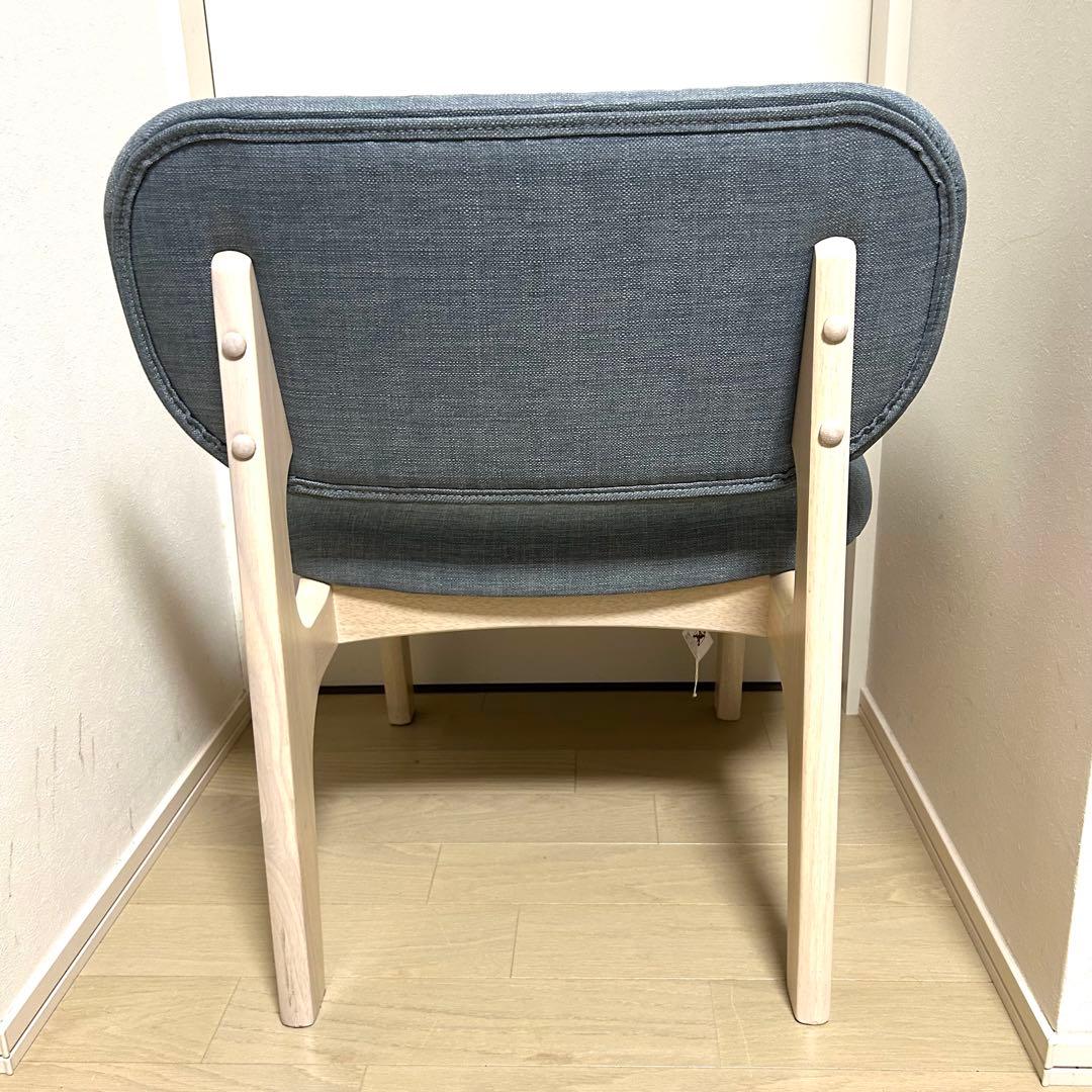 【美品】ニトリ リラックスワイド チェア 2脚 グレー ダイニングチェア 1人用