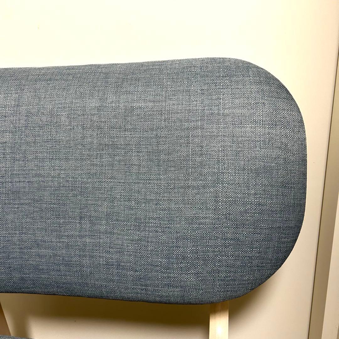 【美品】ニトリ リラックスワイド チェア 2脚 グレー ダイニングチェア 1人用