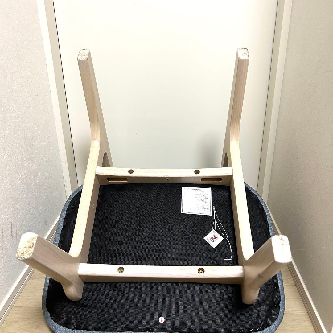 【美品】ニトリ リラックスワイド チェア 2脚 グレー ダイニングチェア 1人用