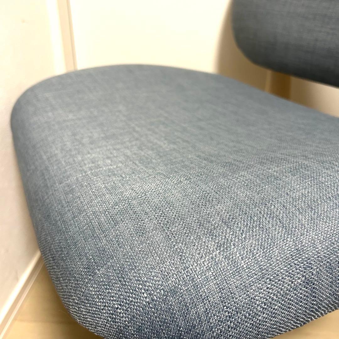 【美品】ニトリ リラックスワイド チェア 2脚 グレー ダイニングチェア 1人用