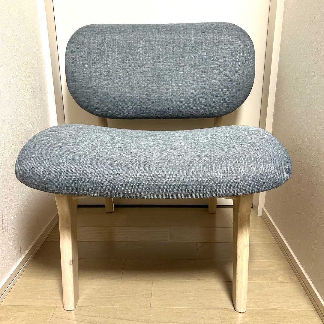 【美品】ニトリ リラックスワイド チェア 2脚 グレー ダイニングチェア 1人用