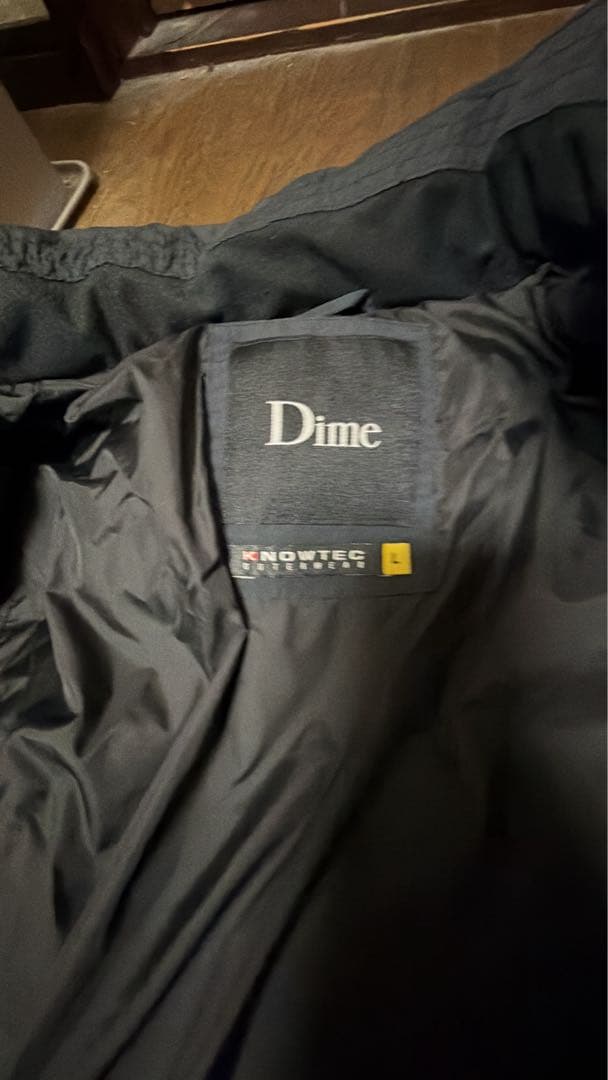 Dime ブラックダウンジャケット