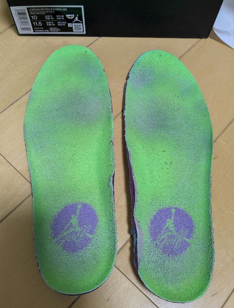 中古　ナイキ　ジョーダン6　ゴルフ　サイズ28cm