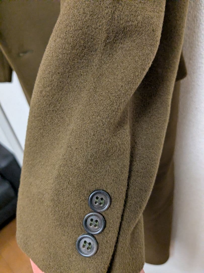 HUGO BOSS ダブルブレストチェスターコート カーキXXL