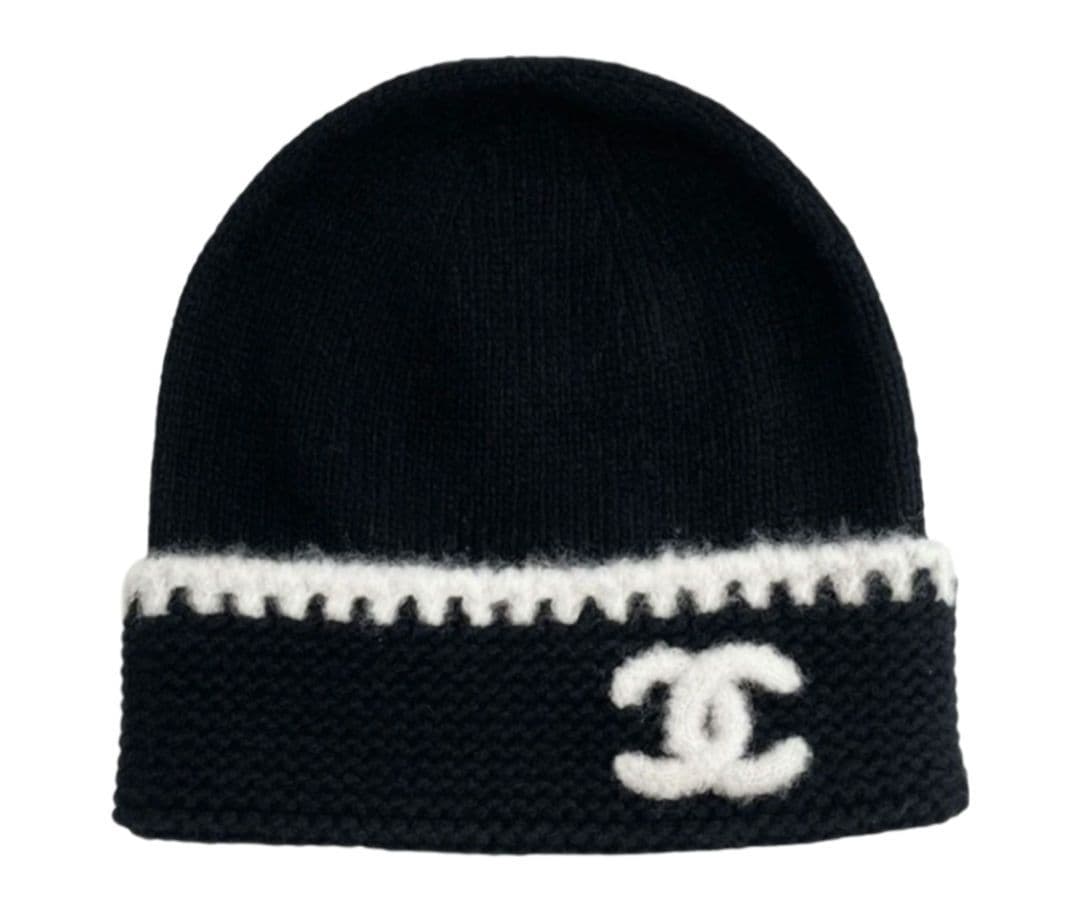 【新品 2025/11購入品】大人気⭐︎CHANEL ニット帽 ビーニー未使用