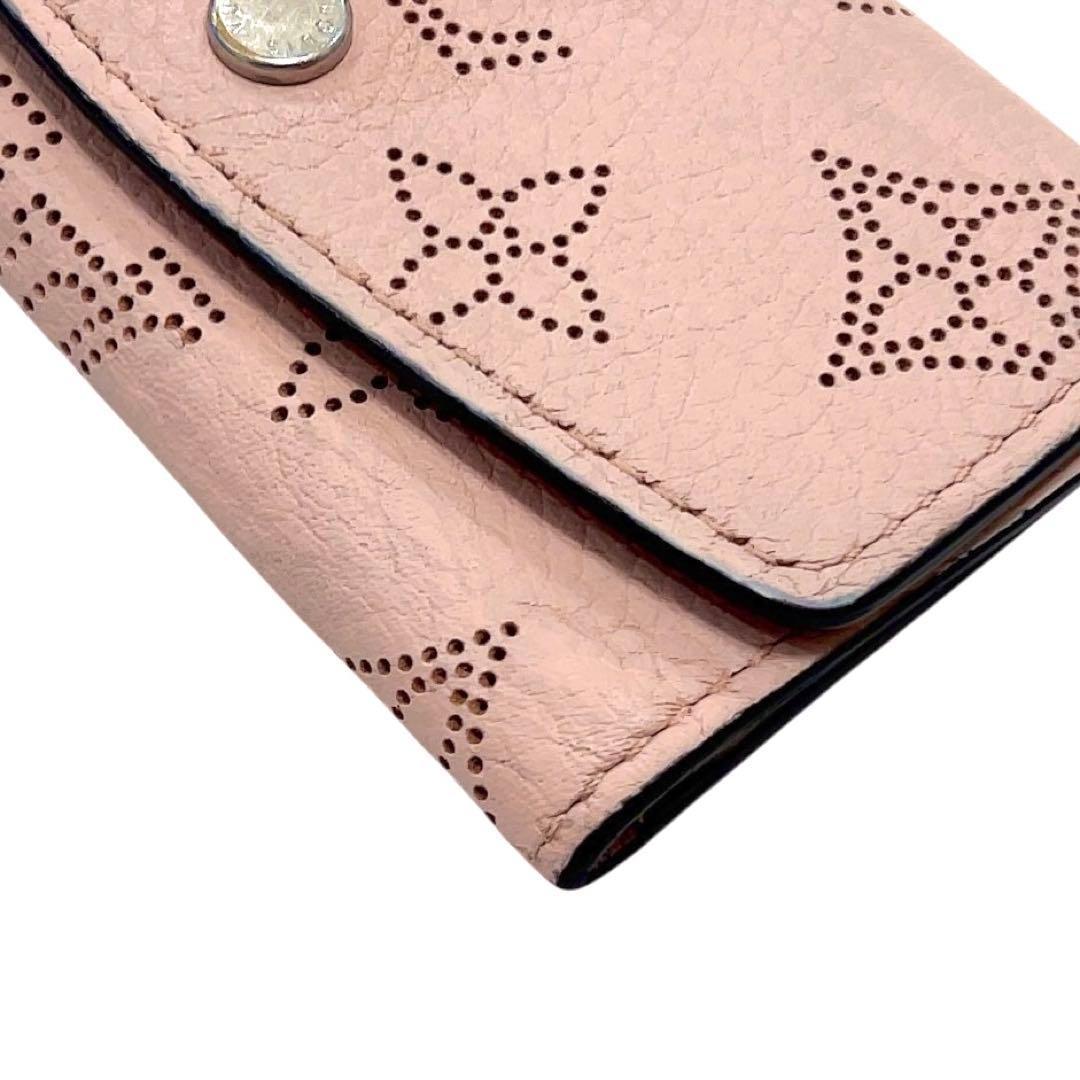 ルイヴィトン キーケース マヒナ ミュルティクレ 4連 革 ピンク M64056