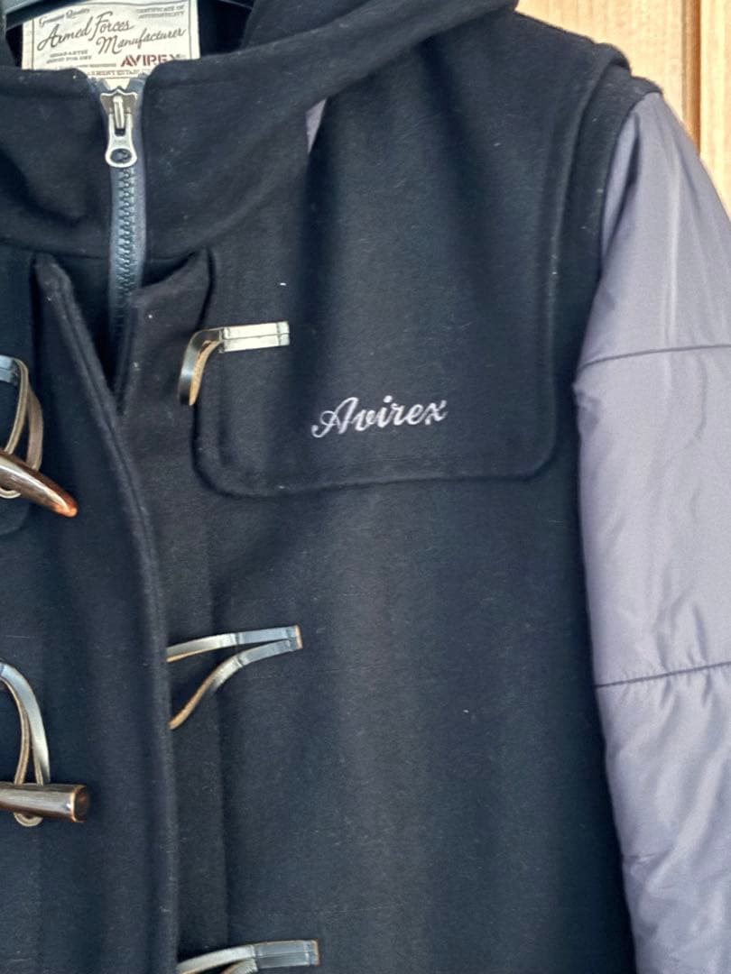 AVIREX ダッフルコート 黒
