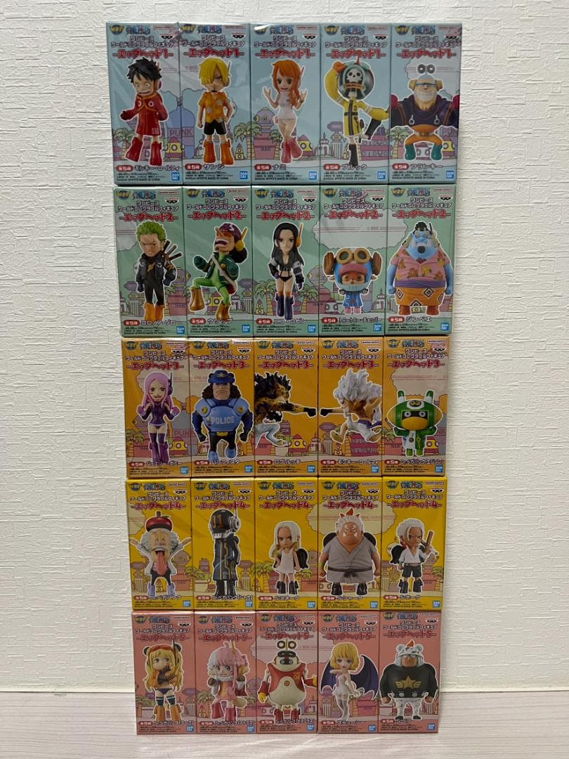 未開封 ワンピース WCF ワーコレ エッグヘッド 25種 コンプ