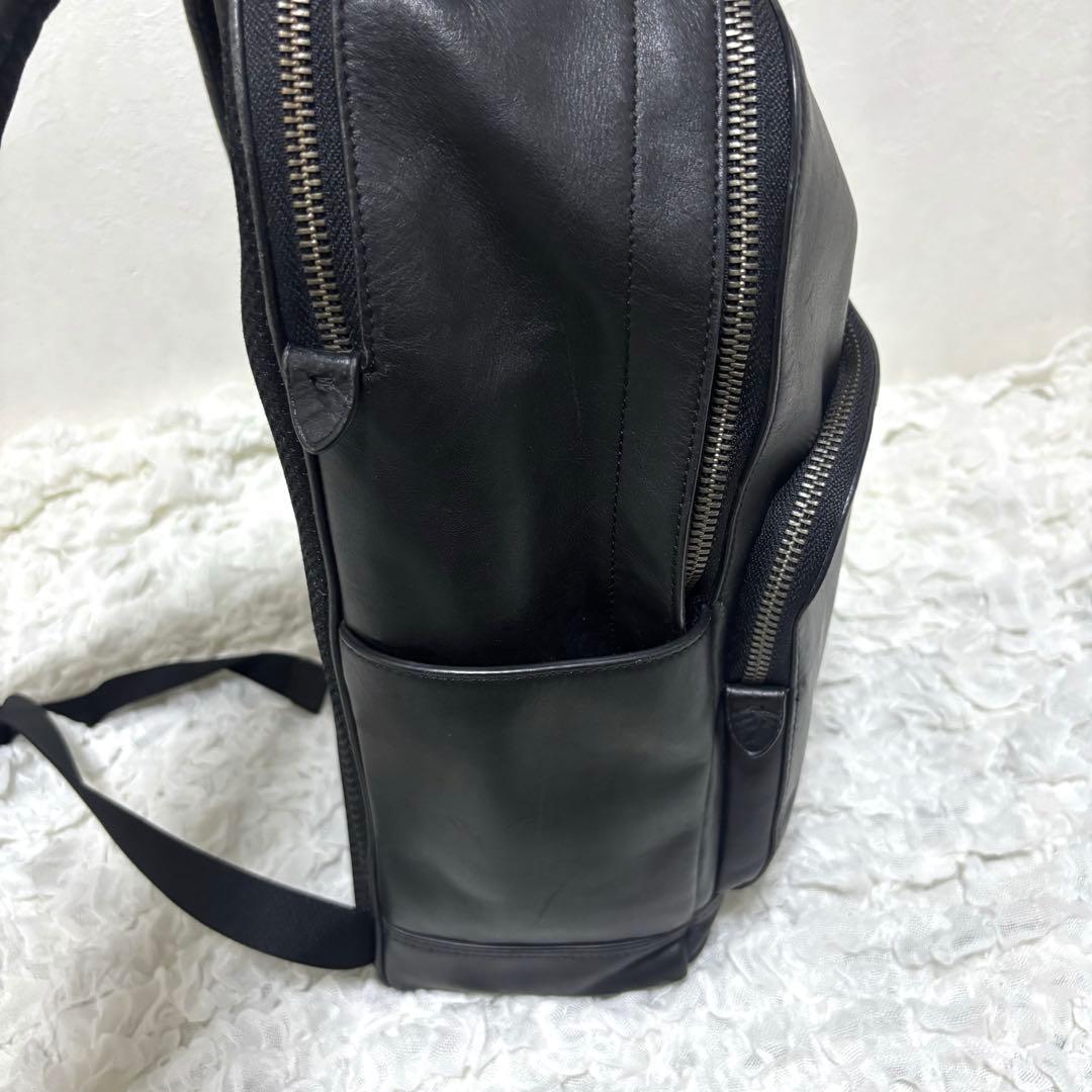 ✨希少✨コーチ　リュック　スムースレザー　黒　グラハム　A4　PC　C2934