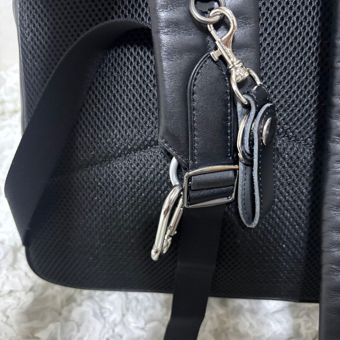 ✨希少✨コーチ　リュック　スムースレザー　黒　グラハム　A4　PC　C2934