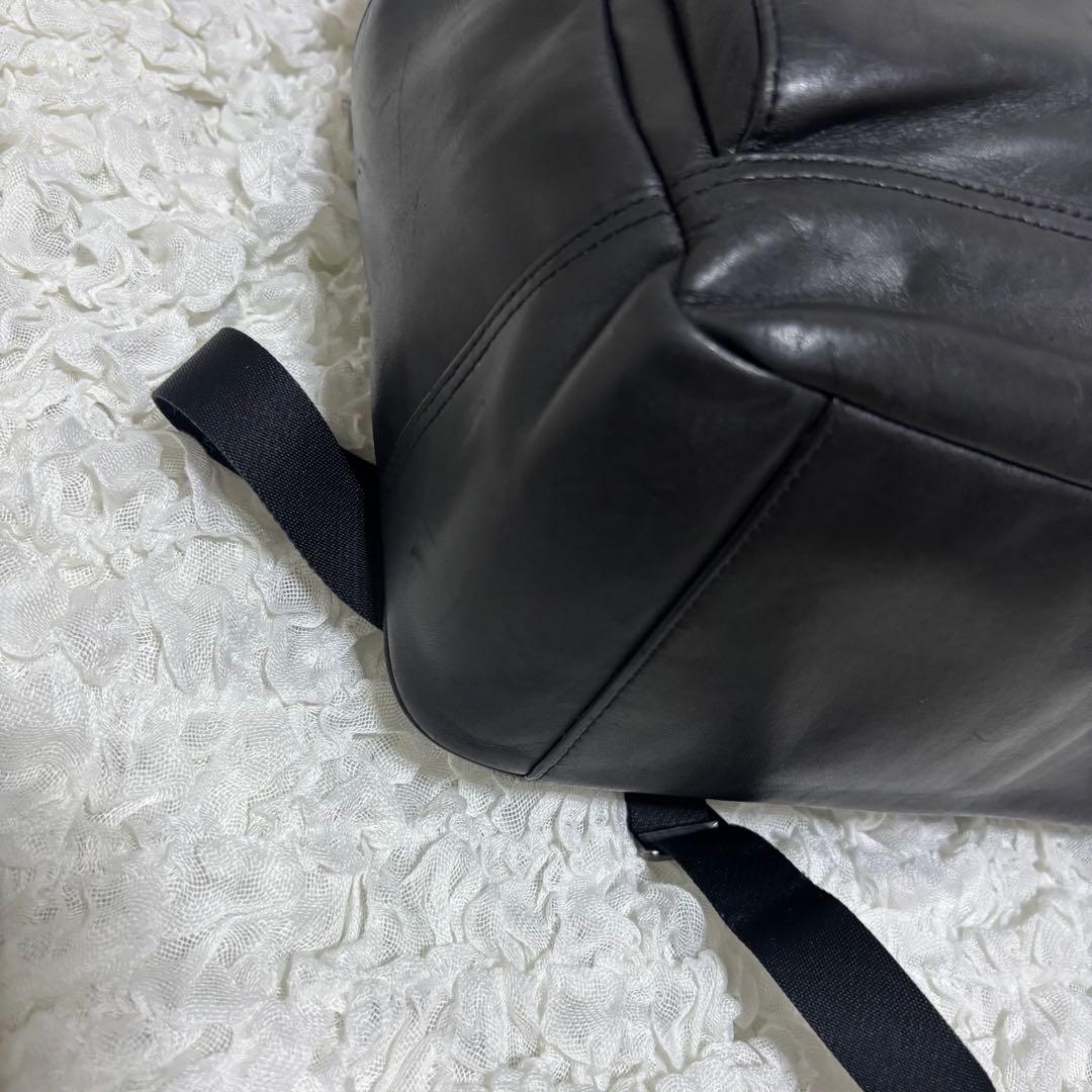 ✨希少✨コーチ　リュック　スムースレザー　黒　グラハム　A4　PC　C2934