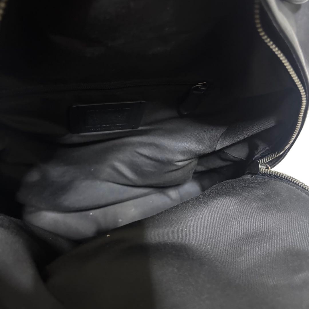 ✨希少✨コーチ　リュック　スムースレザー　黒　グラハム　A4　PC　C2934