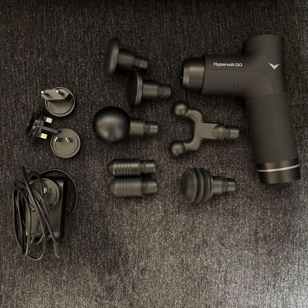 Hypervolt GO マッサージガン ヘッドアタッチメント付き