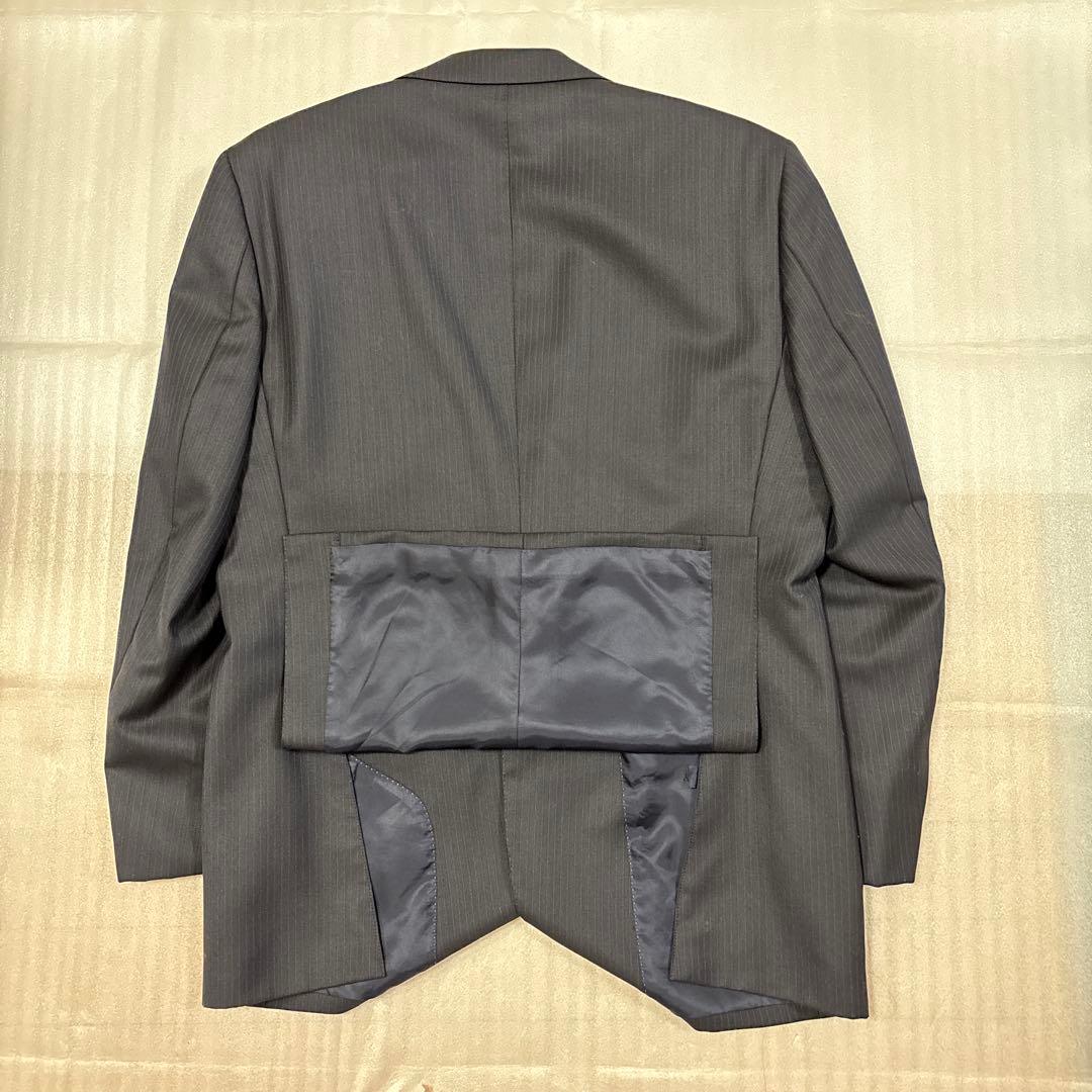 美品✨大きいサイズ AB6 Savile Row 高級ドーメル生地 ネイビー