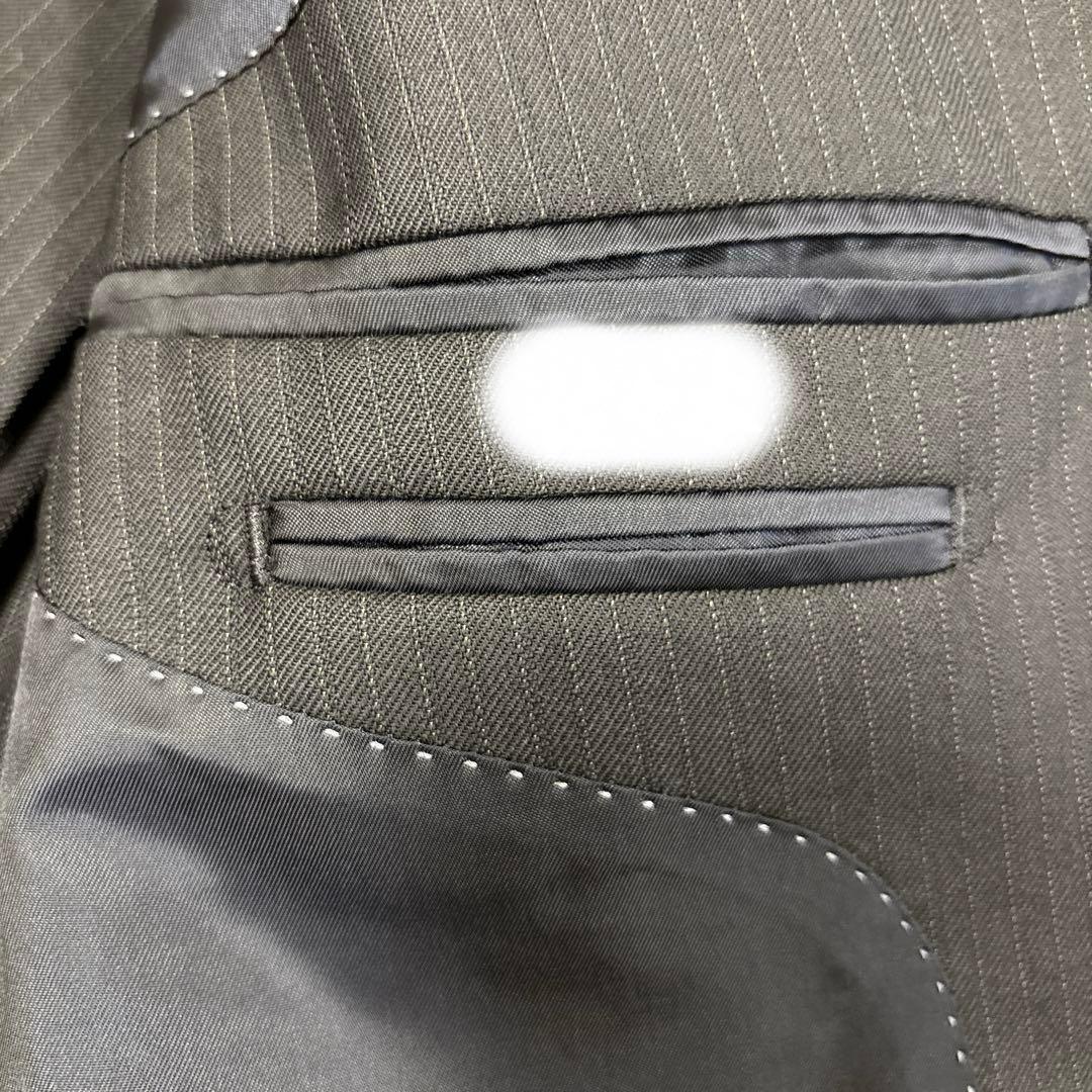 美品✨大きいサイズ AB6 Savile Row 高級ドーメル生地 ネイビー