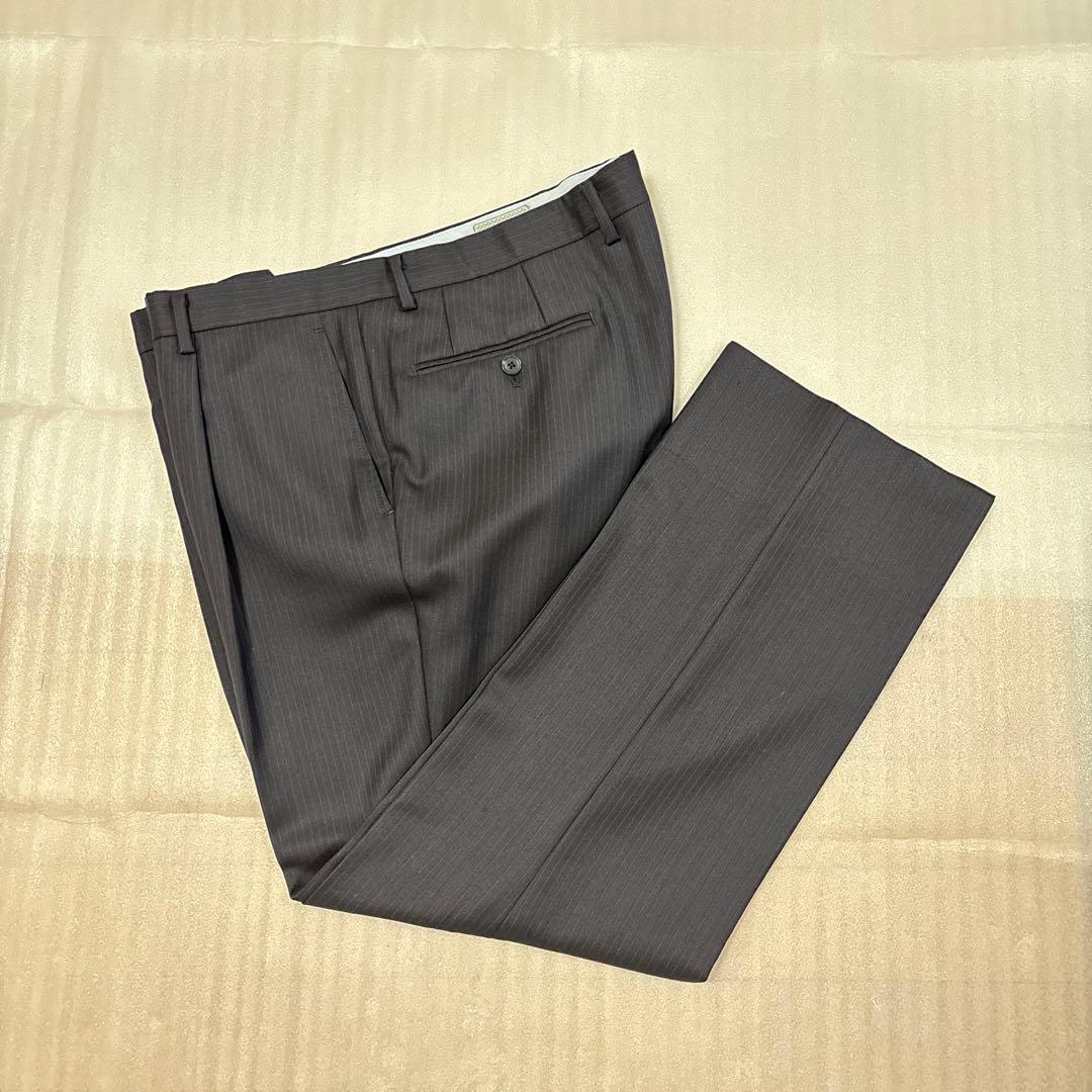 美品✨大きいサイズ AB6 Savile Row 高級ドーメル生地 ネイビー