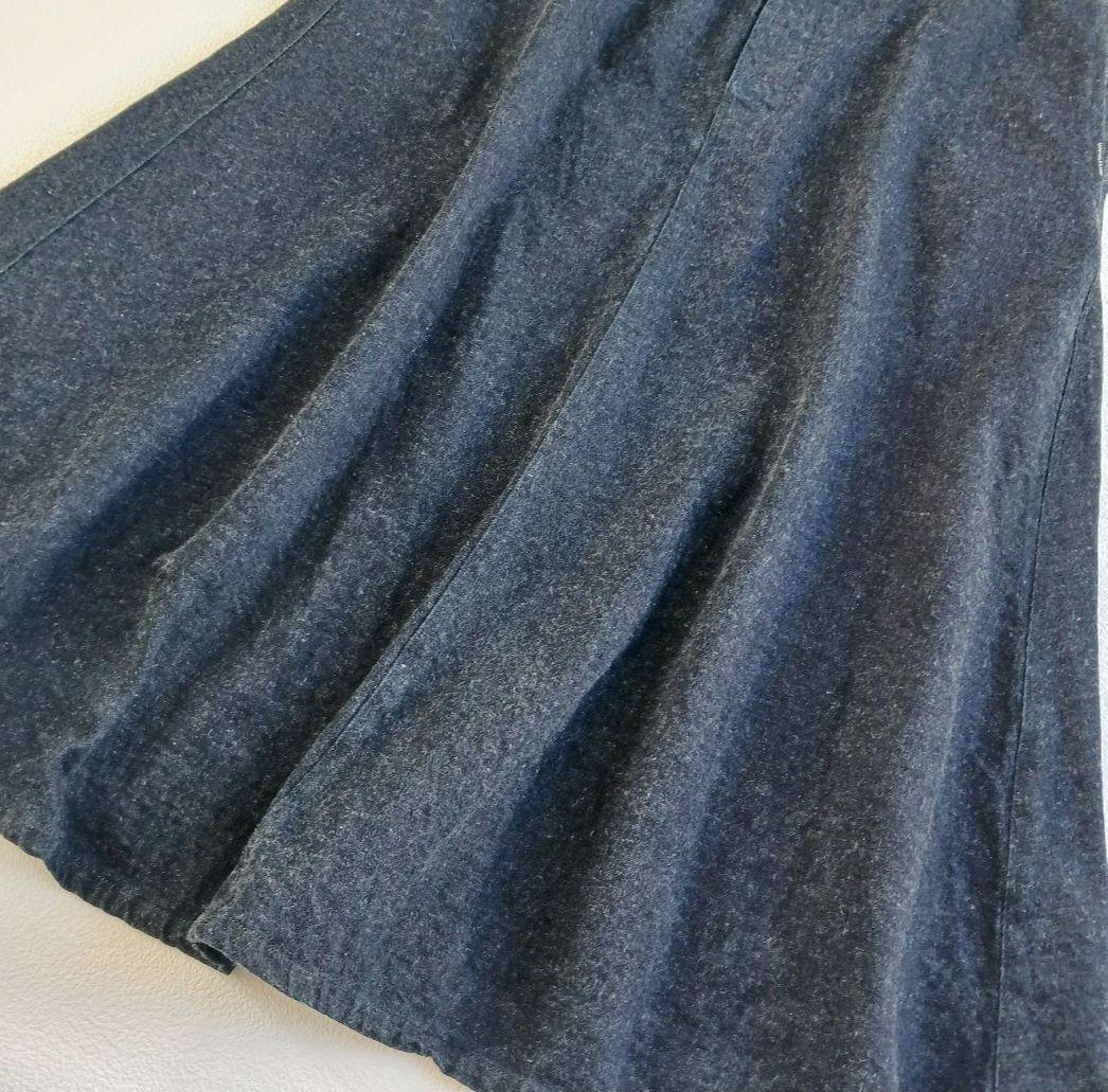 ネストローブ　upcyclelino　デニムジャンパースカート　デッキスカート
